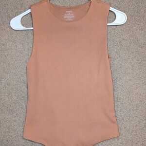 Nuuds crew tank bodysuit